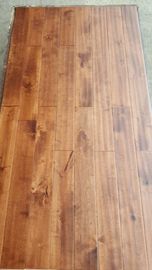 Birch solid hardwood wooden flooring, handscraped and chatter mark finishing