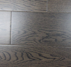 Russian White Oak Engineered Wood Flooring, dark gray color with smooth surface