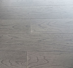 Dark Grey Oak Engineered wood Flooring, Prime AB Grade &amp; Brushed Finishing