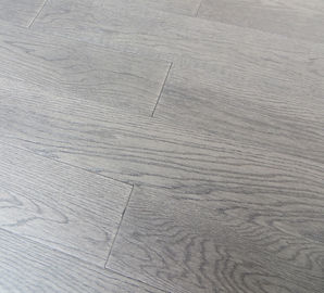 Dark Grey Oak Engineered wood Flooring, Prime AB Grade &amp; Brushed Finishing