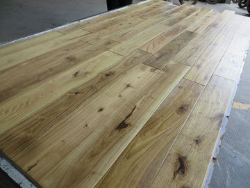 asian teak solid hardwood flooring--natural color and distressed finishing