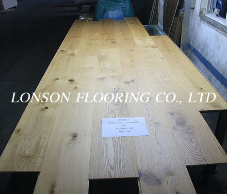 Character Grade Oak Engineererd Wood Flooring, Wide 260mm, Natural Oil