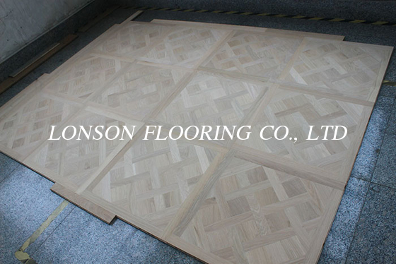 Versailles Oak Engineered Parquet Flooring, Unvanished, 600 X 600MM