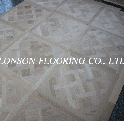 Versailles Oak Engineered Parquet Flooring, Unvanished, 600 X 600MM