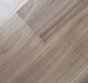 brushed American Walnut wide plank engineered hardwood flooring, natural color