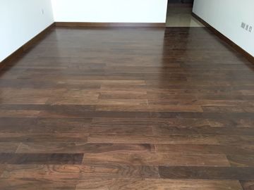 stained Rotary American Walnut Engineered hardwood Flooring, selected grade