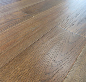 handscraped and brushed hickory engineered hardwood flooring