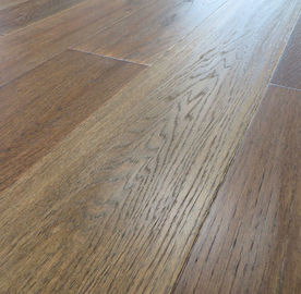 handscraped and brushed hickory engineered hardwood flooring