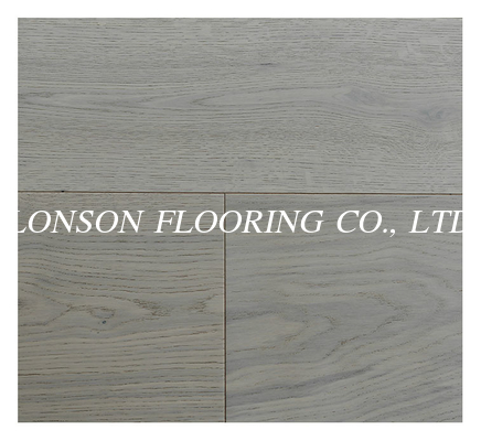 7.5&quot; White Oak Engineered Hardwood Flooring, Character Grade, Light Stain