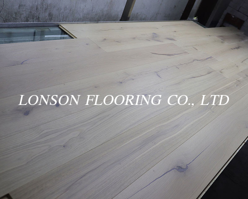 White Oiled Oak 3 Layers Wood Flooring, 220MM, DEF Grade, Click Joint
