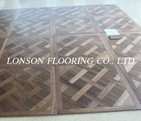 Quality American Walnut Versailles Panels Engineered Wood Flooring