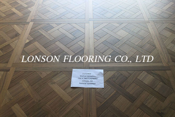 Quality American Walnut Versailles Panels Engineered Wood Flooring