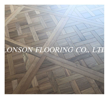 Quality American Walnut Versailles Panels Engineered Wood Flooring