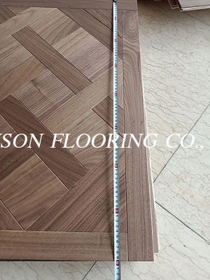 Quality American Walnut Versailles Panels Engineered Wood Flooring