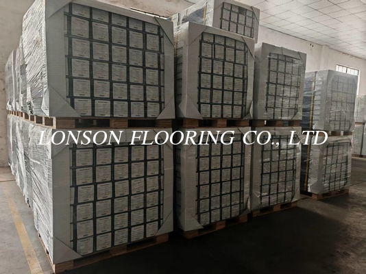 White Stained Herringbone Oak Engineered Hardwood Flooring, Good Price