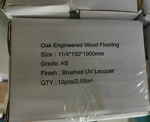 Prime Plank Oak Multi-Layers Engineered Wood Flooring, Natural Lacquered