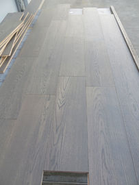 medium grey stained russian oak engineered wood flooring, different grades are available