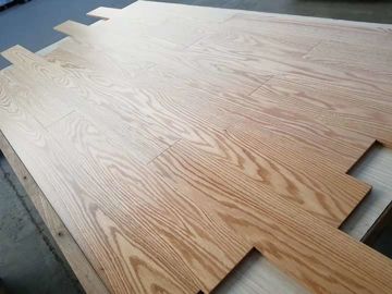 American Red Oak engineered hardwood flooring, natural lacquered with semi-gloss