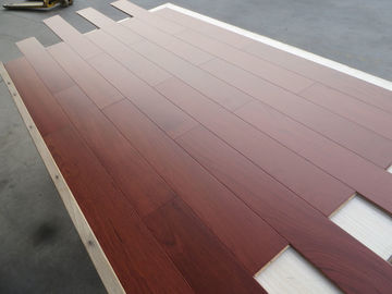 Red Stained brazilian Jatoba Engineered Wood Flooring to Japan from Chinese factory