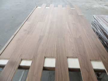 slight brushed American walnut engineered wood flooring, natural lacquer with matt finishing