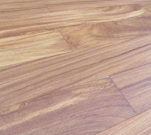 brushed African doussie engineered parquet flooring with Matt finishing