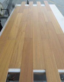 slight brushed Teak engineered hardwood flooring with natural matt finishing