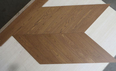 premium White Oak Chevron Engineered parquet flooring