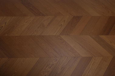 Parquet Chevron Oak Engineered Wood Flooring with angle 60 degree