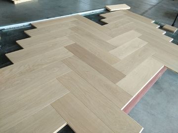 European Oak Chevron Engineered Parquet Flooring, Premium Grade, Super Matt, Invisible Lacquer