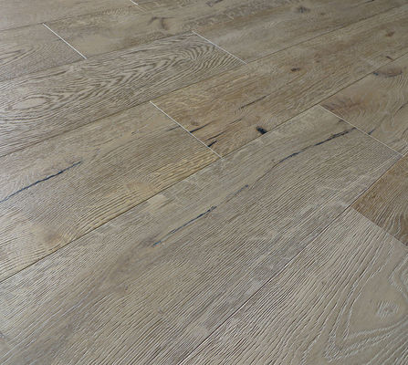 rustic oak 3-layers engineered wood flooring with chatter mark