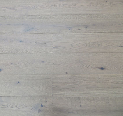 Smoked rustic Oak engineered parquet flooring, color I