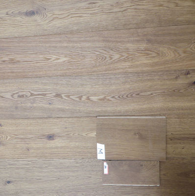 popular Smoked rustic Oak engineered parquet flooring, color M