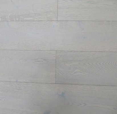 wide plank brushed European Oak engineered wood flooring, color P