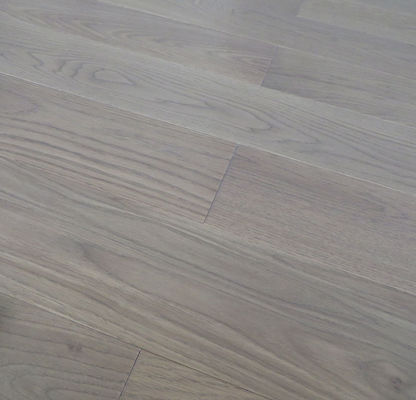 Premium AB grade Russian Oak engineered flooring with light grey stain, color E26