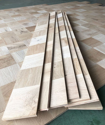 mosaic oak parquet flooring, unfinished, embossed, character ABCD grade