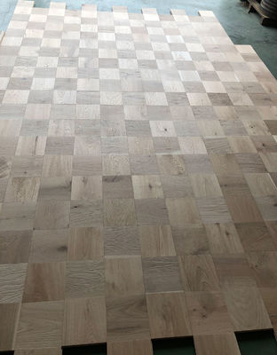 mosaic oak parquet flooring, unfinished, embossed, character ABCD grade