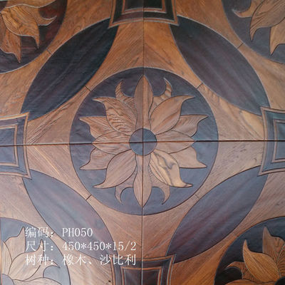 Beautiful flower pattern tiles wood flooring, different designs