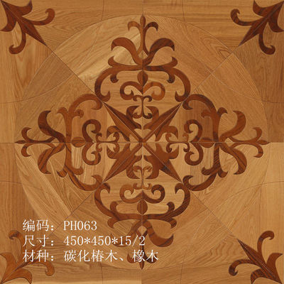 Beautiful flower pattern tiles wood flooring, different designs