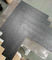 Black Oak Herringbone Parquet Flooring with saw mark and brush surface