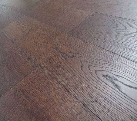 Mocha stained Oak Engineered Hardwood Flooring, selected ABC