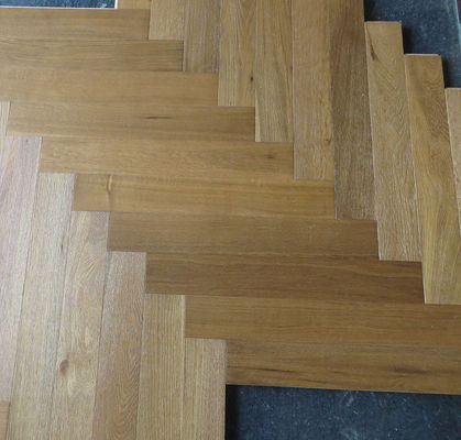 Smoked Oak Engineered Herringbone Parquet Flooring, color 21