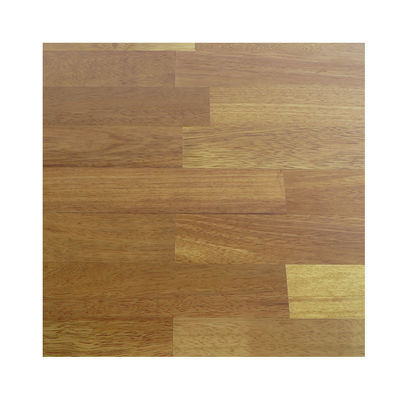 Square Edge African Iroko Engineered Parquet Flooring, Natural Lacquer, Matt