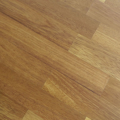 Square Edge African Iroko Engineered Parquet Flooring, Natural Lacquer, Matt