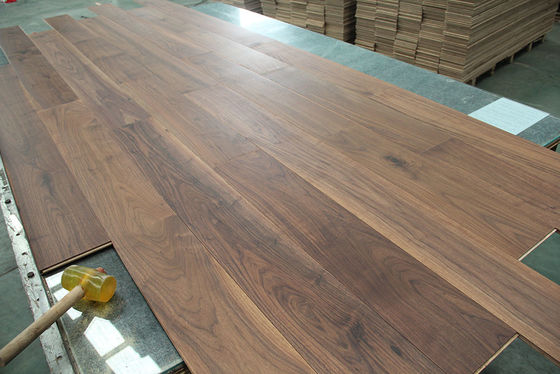 Natural Oiled American Walnut Wide Plank Engineered Wood Flooring