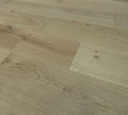 240mm/9.5&quot; Wide Natural Oak Engineered Wood Flooring, Selected ABC Grade