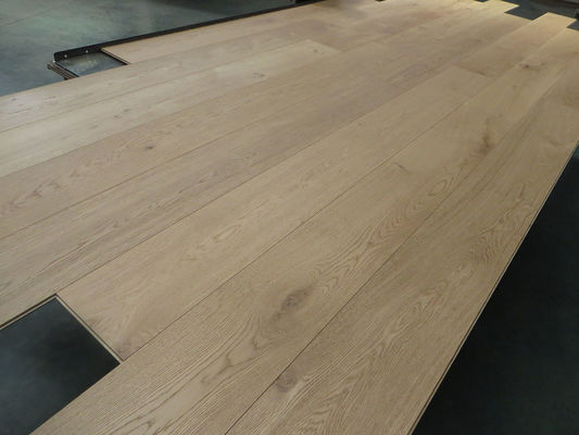 240mm/9.5&quot; Wide Natural Oak Engineered Wood Flooring, Selected ABC Grade