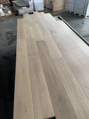 White Oiled &amp; Smoked French Oak Engineered Wood Flooring to UK