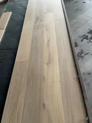 White Oiled &amp; Smoked French Oak Engineered Wood Flooring to UK