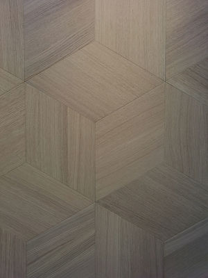 Prime Grade Hexagon Natural Oak Parquet Flooring, Straight Grain