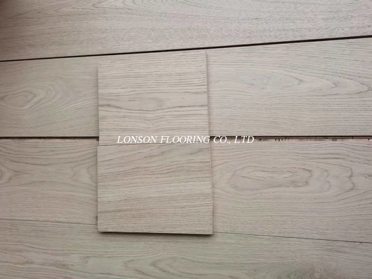 Popular Invisible Lacquered Natural Oak Engineered Hardwood Flooring